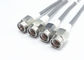 Precision Male Coaxial Cable Fittings SSMA /SSMP Custom Coax Cable Assemblies with Cable CXN3506