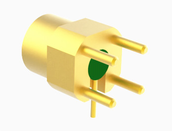 Mini SMP/SSMP-serie Mannelijke rechthoekige oppervlakte Mount Kovar Pin PCB Solder RF Connector