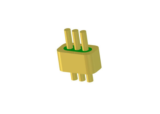 Kovar 4J29 3 Pin Header Connector Hermetic gelijkstroom voor Soldeersel rechtstreeks wordt gesneden dat