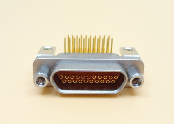 Right Angle J30J Series Connector Micro-D / D-Subminature 21 Pins
