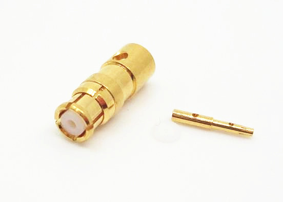 Straight Female SMP Rf Coaxial Connector / High Precision Rf Cable Connector