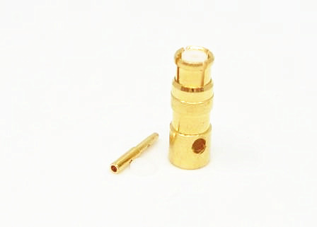 Straight Female SMP Rf Coaxial Connector / High Precision Rf Cable Connector