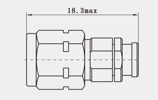 Premium Stainless Steel 1.85mm Male RF Connector for MF125A Cable