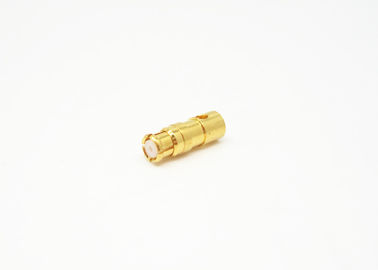 Straight Female SMP Rf Coaxial Connector / High Precision Rf Cable Connector