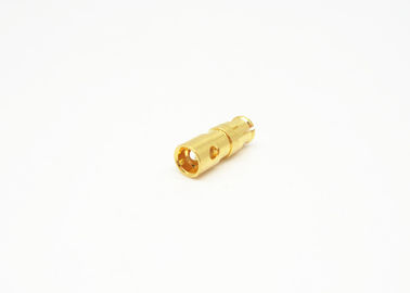Straight Female SMP Rf Coaxial Connector / High Precision Rf Cable Connector