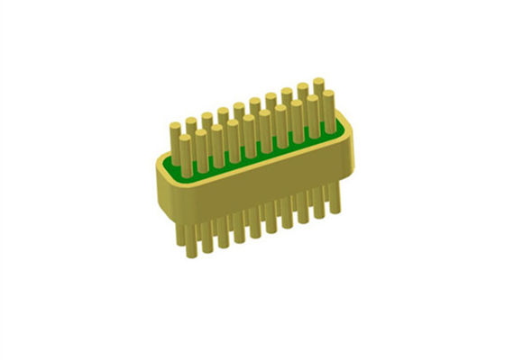 Diameter 0.4mm 20 Pins In 2 Rows Hermetic Header With Gold Wire Bonding Surface JMC-1718-JH