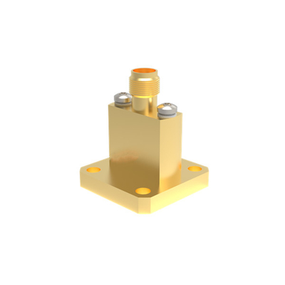 WR42 BJ220 tot K2.92mm Vrouwelijke eindstartgolfgeleider tot coaxadapter 17.6GHz~26.7GHz K/BJ220-KFE7