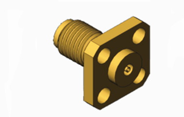 MSSM-serie Vrouwelijke RF-connector van koper met coaxiale micro-strookconnector