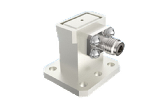 15GHz-22GHz K2.92mm Rechte hoek naar WR51 Waveguide Coaxial Adapter voor de luchtvaart