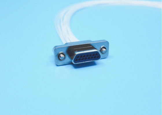 Mannelijke stekker J30J Micro D connector DWV 800V voor krimp contactdraad lengte 100cm