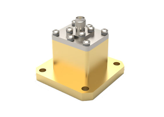8.2GHz~12.5GHz WR90 tot SMA Vrouwelijke eindstartgolfgeleider tot coaxadapter SMA/BJ100-KFE2