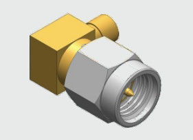 90 graden rechthoek 18Ghz SMA Mannelijke stekker coaxiaal kabel connector soldeertype met roestvrijstalen schroefmouw Geschikt voor kabel MF108A/CXN3506