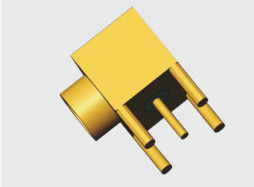 SMP Male Right Angle RA Limited Detent Connector Soldeer bevestiging door middel van gat PCB