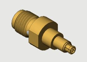 Rechte SMA-vrouwelijk naar Mini SMP (SMPM, SSMP) vrouwelijk adapters tot 18 GHz
