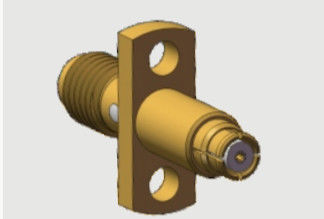 2 Hole Flange Mount SSMA Vrouwelijke naar SMP Vrouwelijke Flanche Mount Adapters tot 18GHz