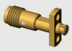 2 Holes Flange Mount SMA Vrouwelijke / Jack naar SMP Vrouwelijke / Jack Adapters tot 18 GHz