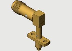 2 Holes Flange Mount SMA Vrouwelijke / Jack naar Mini SMP (SMPM, SSMP) Vrouwelijke / Jack Adapters tot 18 GHz