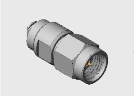 Roestvrijstalen 3,5 mmw/Millimetergolfconnector Mannelijke Stekker voor Kabel CNX3506, MF108A frequentie tot 33 GHz - alternatief voor hogere frequentie 26 GHz SMA Connector