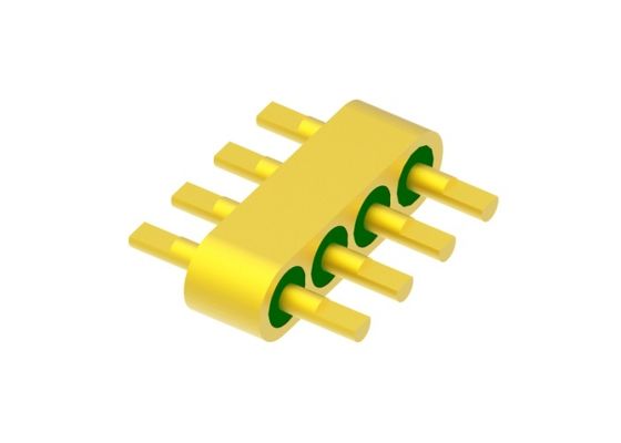 Multi-pin Vergulde 4-pins Header met Hermetische Connectoren MC-677-JH voor Glasmateriaal 7052