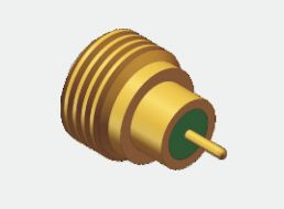 50Ω Hermetisch afgedichte SMPM mannelijke bulkhead RF coaxiale connectoren 0,3 MHz-40 GHz 170V
