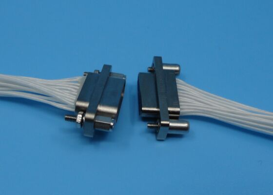 J30J Series Connector 21pins Vrouwelijke Socket Centrum Contact Goud bekleed met witte draad 500mm voor Satcom, Sensoren