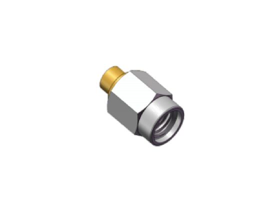 50Ω RVS 18GHz SSMA Mannelijke Mini SMA RF Coaxiale Connector Kabel Koppeling voor .086 Kabel, RG405