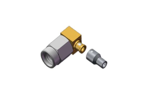 50Ω Impedantie 3 GHz rechthoekig Mini SMA Male SSMA RF Connector met Multi Core Flexible Cable