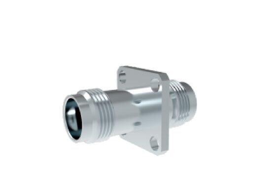 50Ω 11GHz TNC Jack-naar-Jack-adapter Lucht- en ruimtevaart RF-connectoren met laag invoegverlies Max. 0,3 dB