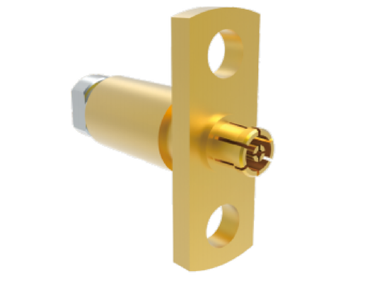 De Vrouwelijke Flens van 50Ω 50GHz SMPM zet Lucht- en ruimtevaartrf-schakelaars op die voor Kabel met beperkte verliezen .086 koppelen