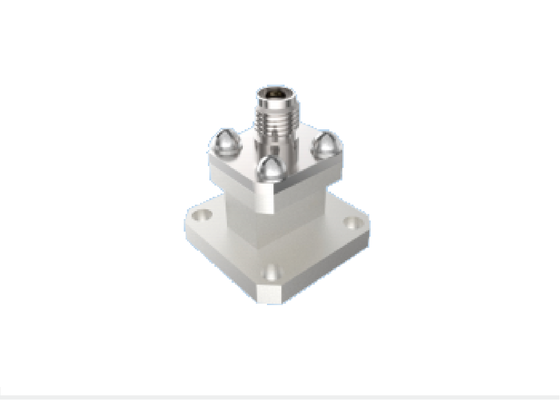WR 42 Golfgeleider naar 2,92 mm K-type adapter 18 GHz ~ 26,5 GHz Eindlancering Lucht- en ruimtevaart RF-connectoren Gebruik voor K-band