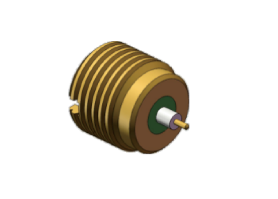 50 Ohm Kovar legering Hermetische SMP RF Connector Mannelijke Schot Gladde Boring 40GHz met Schroef M5X0.5-6g