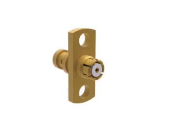 SMP 2-gats flensmontage, paneelmontage 50 ohm, passend voor kabel CXN3657