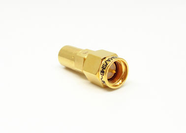 50 Ohm Goudgeplatte RF Coaxiale Adapter SMA Man tot SMB Vrouwelijke Adapter
