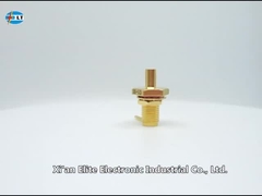 Hoog betrouwbare vrouwelijke afsluiting RF SMA kabel connector Goud bekleed voor 086 kabel